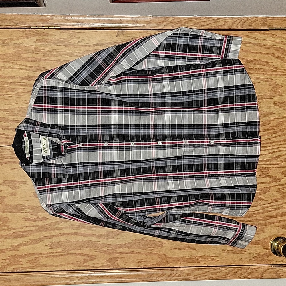 Orvis Plaid Button Down Shirt